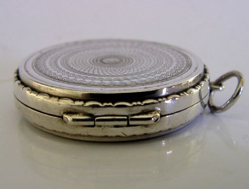 GEORGIAN STYLE ENGLISH STERLING SILVER BOX 1922 ANTIQUE BEAUTIFUL - ADDITIONAL PHOTO 4
