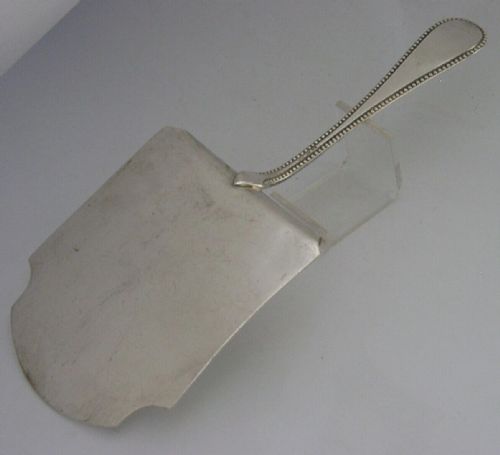 HEAVY 152G BEAUTIFUL GERMAN 800 SOLID SILVER ASPARAGUS SERVER C1920 ART DECO - ADDITIONAL PHOTO 5