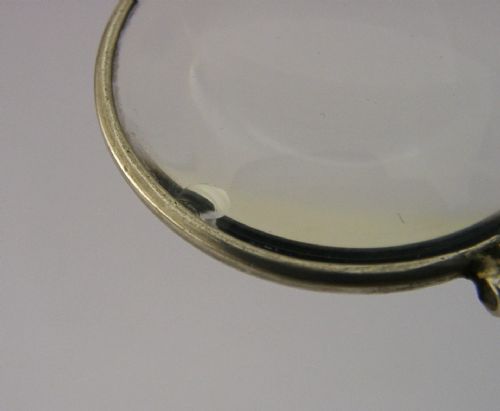 RARE STERLING SILVER FLY FISHING THUMB MAGNIFYING GLASS 1927 ANTIQUE FOSTERS - ADDITIONAL PHOTO 9