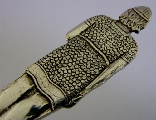 LARGE 41G NORWEGIAN VIKING SOLID 830S SILVER SPOON C1920 NORWAY DRAGESTIL - ADDITIONAL PHOTO 4