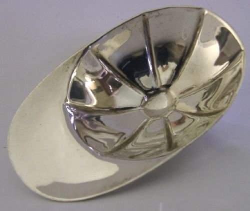 RARE NOVELTY TIFFANY CO STERLING SILVER CADDY SPOON JOCKEY BASEBALL CAP C1960 - ADDITIONAL PHOTO 2