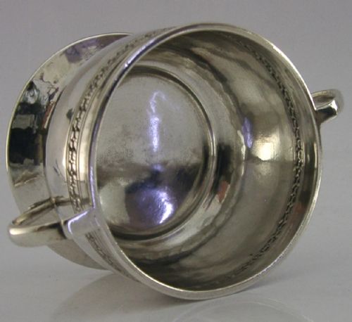 RARE LIBERTY CO STERLING SILVER PLANISHED BOWL 1922 ARTS CRAFTS 78G - ADDITIONAL PHOTO 3