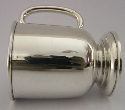 BEAUTIFUL ENGLISH SOLID STERLING SILVER CHRISTENING MUG 1932 ANTIQUE 52G - ADDITIONAL PHOTO 1