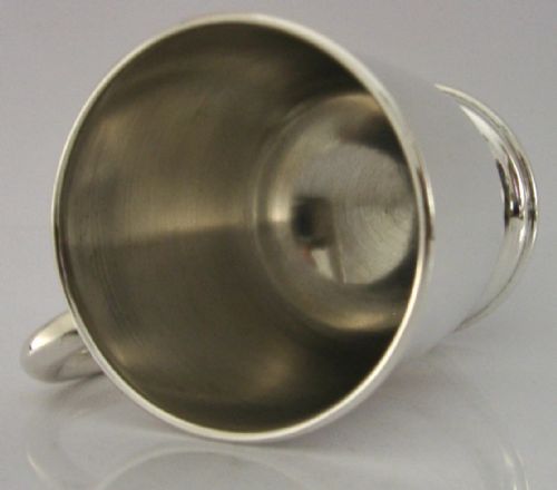 BEAUTIFUL ENGLISH SOLID STERLING SILVER CHRISTENING MUG 1932 ANTIQUE 52G - ADDITIONAL PHOTO 3