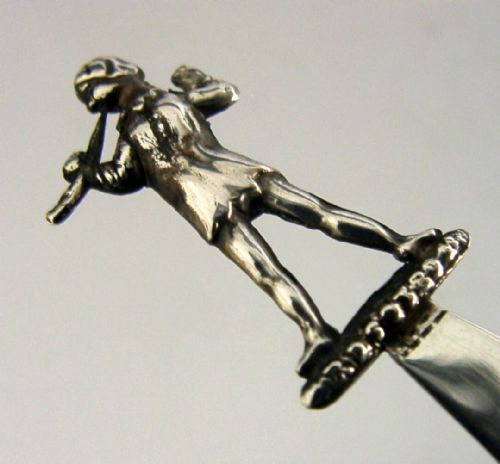 RARE PETER PAN STERLING SILVER BOOKMARK PAGE MARKER 1927 ANTIQUE KENSIGNTON - ADDITIONAL PHOTO 1