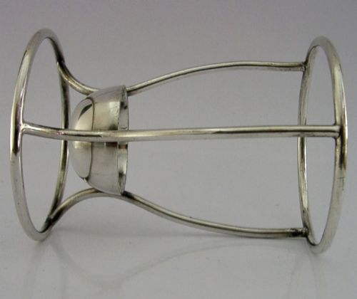 SILVER PLATED ENGLISH HAMILTON OLD BOTTLE STAND C1900 ANTIQUE BARWARE - ADDITIONAL PHOTO 5