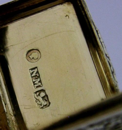 SUPERB NATHANIEL MILLS ENGLISH VICTORIAN STERLING SILVER VINAIGRETTE BOX 1843 - ADDITIONAL PHOTO 7