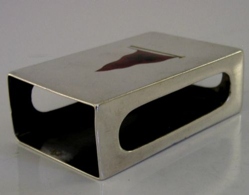 48G STERLING SILVER LONDON CORINTHIAN SAILING CLUB MATCHBOX VESTA CASE 1936 - ADDITIONAL PHOTO 3