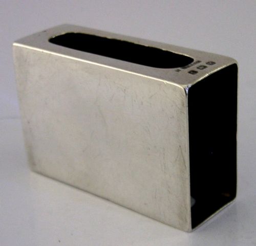 48G STERLING SILVER LONDON CORINTHIAN SAILING CLUB MATCHBOX VESTA CASE 1936 - ADDITIONAL PHOTO 4