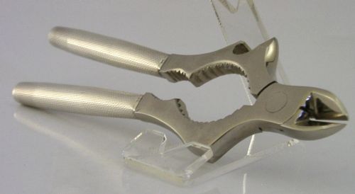 SUPERB STERLING SILVER HANDLED BAR CHAMPAGNE BOTTLE OPENING GRIPS C1960 - ADDITIONAL PHOTO 2