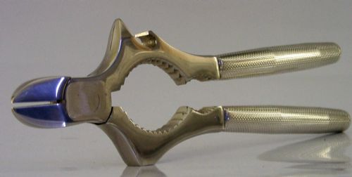 SUPERB STERLING SILVER HANDLED BAR CHAMPAGNE BOTTLE OPENING GRIPS C1960 - ADDITIONAL PHOTO 4