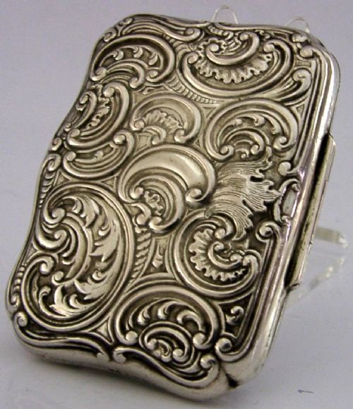 SUPERB SOLID SILVER PHEASANT SHOOTING BOX 1900 ANTIQUE FRENCH IMPORT 54G HUNTING - ADDITIONAL PHOTO 6