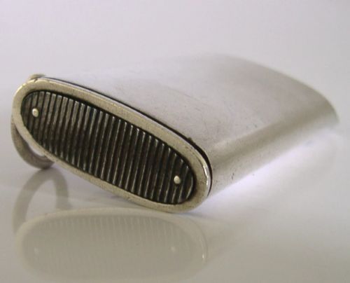 RARE LARGE VICTORIAN STERLING SILVER COMBINATION WHISTLE VESTA CASE 1884 ANTIQUE - ADDITIONAL PHOTO 3