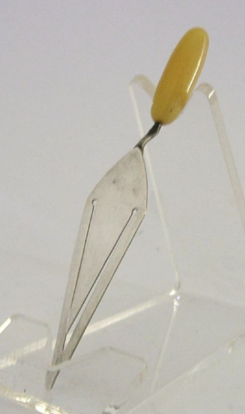 CHARLES HORNER RARE ENGLISH SOLID STERLING SILVER TROWEL BOOKMARK 1923 ANTIQUE - ADDITIONAL PHOTO 4