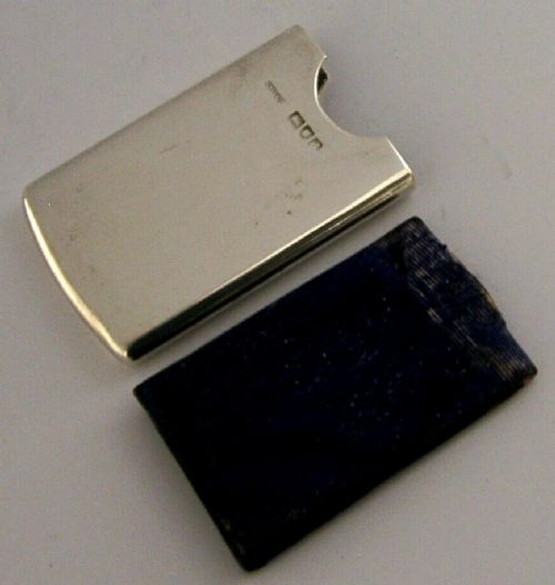 SAMPSON MORDAN STERLING SILVER MEDICAL PLASTER CASE HOLDER 1899 ANTIQUE