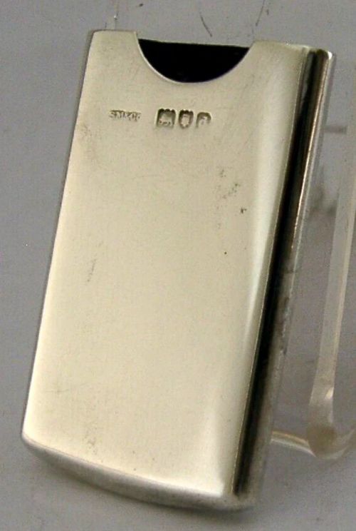 SAMPSON MORDAN STERLING SILVER MEDICAL PLASTER CASE HOLDER 1899 ANTIQUE - ADDITIONAL PHOTO 1