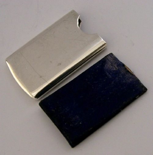 SAMPSON MORDAN STERLING SILVER MEDICAL PLASTER CASE HOLDER 1899 ANTIQUE - ADDITIONAL PHOTO 3