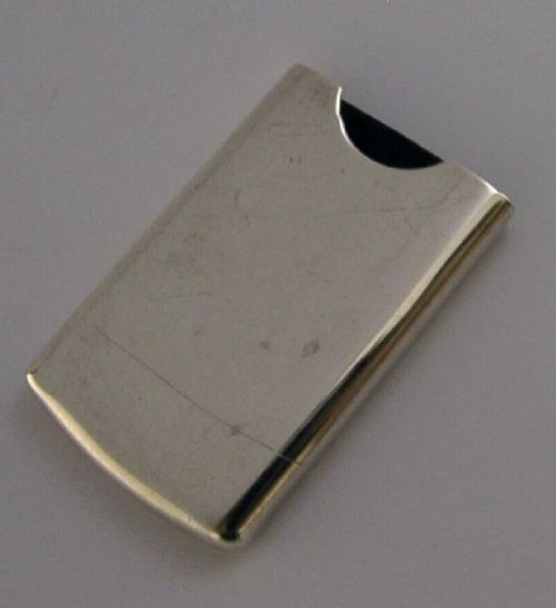 SAMPSON MORDAN STERLING SILVER MEDICAL PLASTER CASE HOLDER 1899 ANTIQUE - ADDITIONAL PHOTO 4