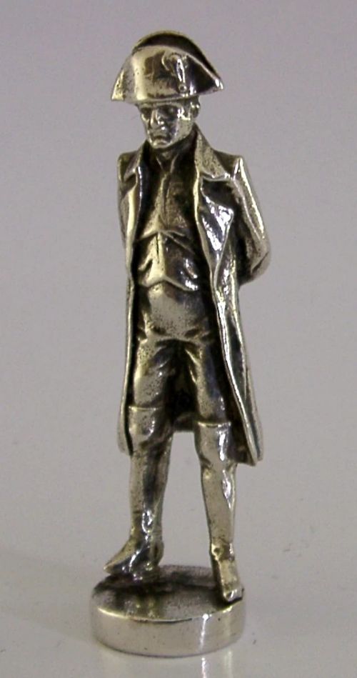 heavy 52g antique solid silver tamper wax seal napoleon c1900 - CATEGORY: ANTIQUE SILVER - DATED 1900