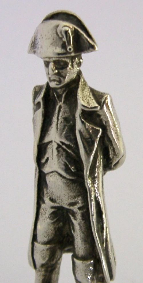 HEAVY 52G ANTIQUE SOLID SILVER TAMPER WAX SEAL NAPOLEON C1900 - ADDITIONAL PHOTO 1