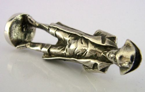HEAVY 52G ANTIQUE SOLID SILVER TAMPER WAX SEAL NAPOLEON C1900 - ADDITIONAL PHOTO 3