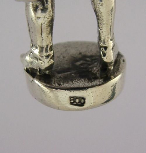 HEAVY 52G ANTIQUE SOLID SILVER TAMPER WAX SEAL NAPOLEON C1900 - ADDITIONAL PHOTO 6
