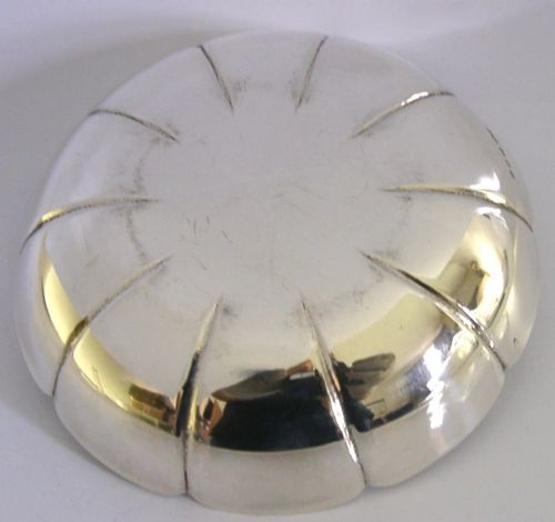 BEAUTIFUL SOLID STERLING SILVER DISH BOWL 1958 ENGLISH 86G - ADDITIONAL PHOTO 2