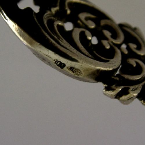HEAVY 56G ITALIAN 800 SILVER LETER ENVELOPE OPENER C1950 ITALY - ADDITIONAL PHOTO 4