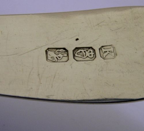 VERY RARE IRISH STERLING SILVER CELTIC POINT STRAINER BASTING SPOON 1806 120G - ADDITIONAL PHOTO 7