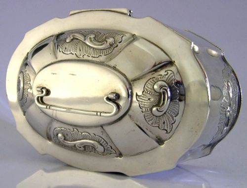 LARGE 262G DANISH SOLID STERLING SILVER DRESSING TABLE JEWELLERY BOX C1950 - ADDITIONAL PHOTO 3