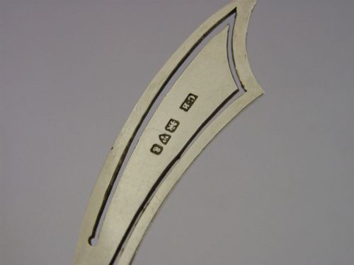CHARLES HORNER ENGLISH STERLING SILVER BOOKMARK PAGE MARKER CHESTER 1904 - ADDITIONAL PHOTO 5
