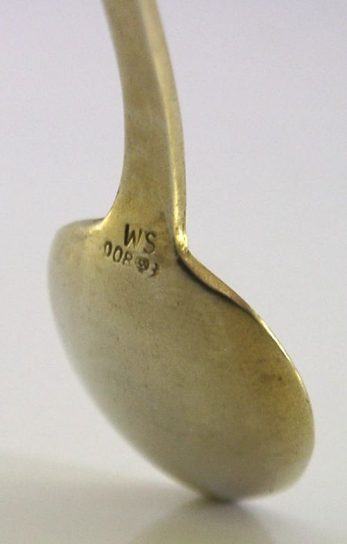STUNNING SWISS SOLID SILVER ENAMEL PICTURE BOWL SOUVENIR SPOON C1910 ANTIQUE - ADDITIONAL PHOTO 9