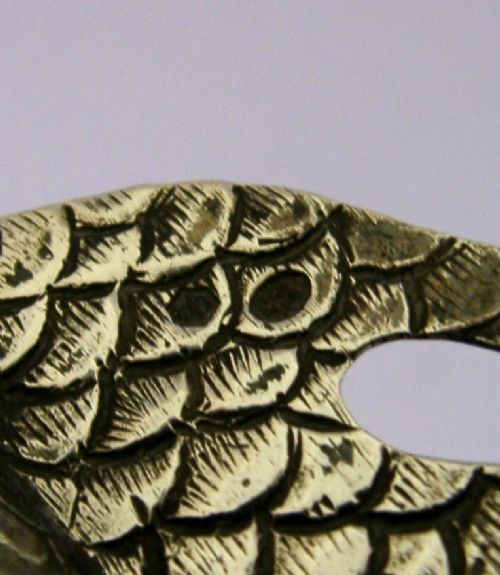 RARE 274G LARGE 12 INCH SPANISH 915 SILVER ARTICULATED FISH C1950 SPAIN ANIMAL - ADDITIONAL PHOTO 8