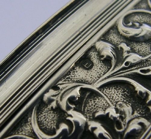 LARGE HEAVY 162G DUTCH SOLID SILVER DESK BOX 1914 ANTIQUE - ADDITIONAL PHOTO 8