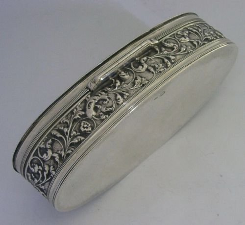 LARGE HEAVY 162G DUTCH SOLID SILVER DESK BOX 1914 ANTIQUE - ADDITIONAL PHOTO 9