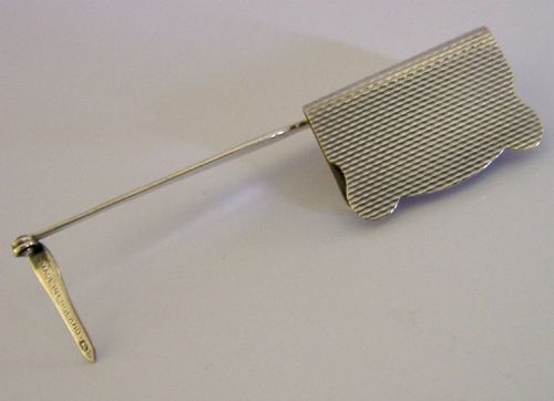 ASPREY SOLID STERLING SILVER MECHANICAL BOOKMARK 1953