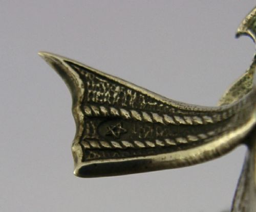 SUPERB 86G SPANISH 915 SILVER ARTICULATED FISH C1950 SPAIN ANIMALS - ADDITIONAL PHOTO 6