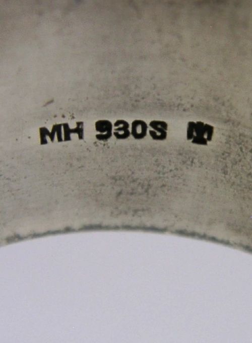 NORWEGIAN STERLING SILVER ENAMEL NAPKIN RING C1900 ANTIQUE 32G NORWAY MH - ADDITIONAL PHOTO 6