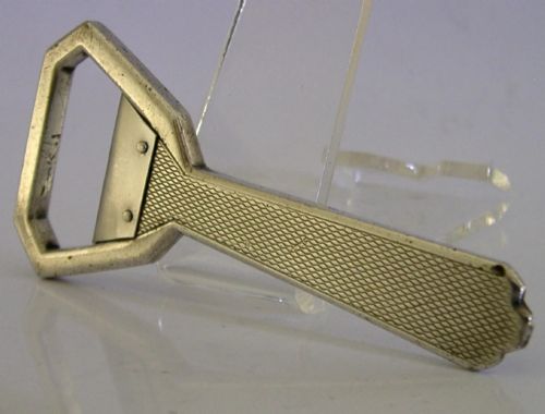 SUPERB STERLING SILVER BOTTLE OPENER ART DECO CHESTER 1939 BARWARE - ADDITIONAL PHOTO 3