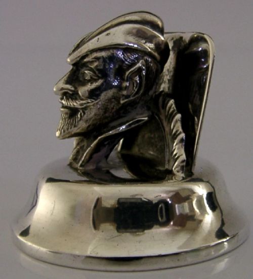 RARE ROBIN HOOD STERLING SILVER MENU HOLDER 1910 ENGLISH ANTIQUE - ADDITIONAL PHOTO 4