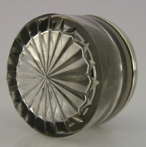 GEORGIAN STERLING SILVER TRAVELLING INKWELL 1819 DESK ANTIQUE - ADDITIONAL PHOTO 10