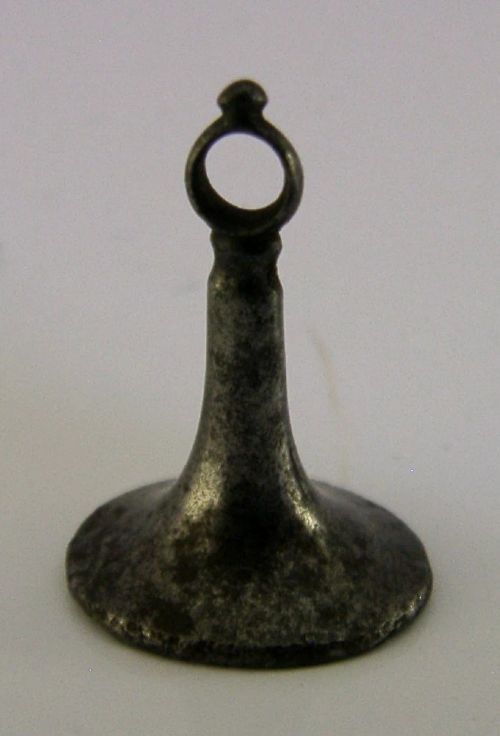RARE CUT STEEL GEORGIAN ANTIQUE WAX SEAL FOB C1750 ANTIQUE 'U' - ADDITIONAL PHOTO 2
