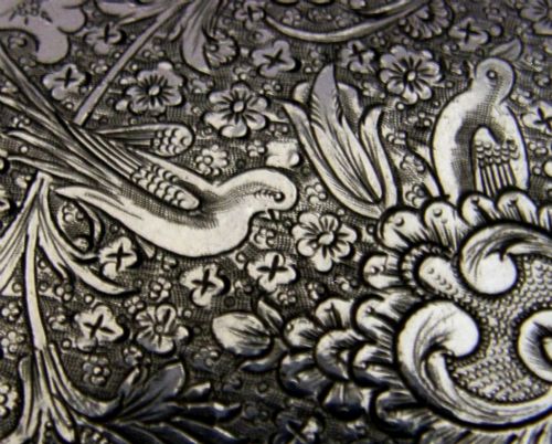 ANTIQUE TURKISH SOLID SILVER CIGARETTE CASE C1920 155G - ADDITIONAL PHOTO 1