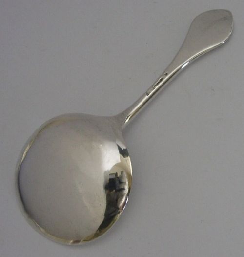 AMERICAN A STONE MASS STERLING SILVER CADDY SPOON C1910 ANTQIUE UNUSUAL - ADDITIONAL PHOTO 3