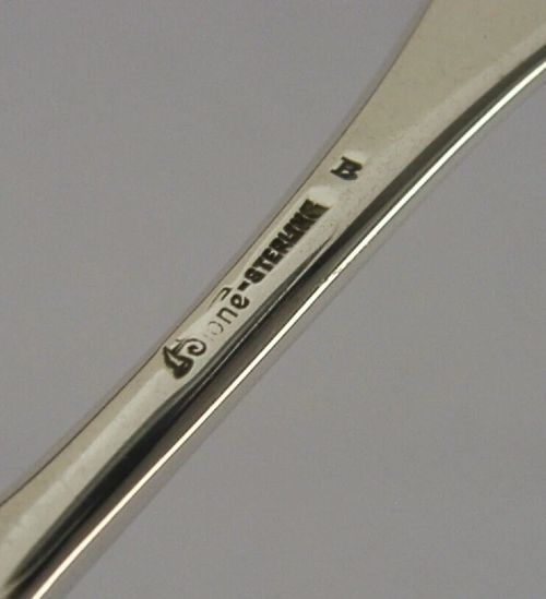 AMERICAN A STONE MASS STERLING SILVER CADDY SPOON C1910 ANTQIUE UNUSUAL - ADDITIONAL PHOTO 4