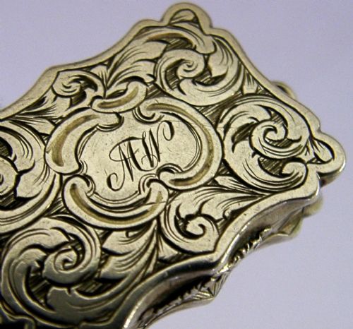 BEAUTIFUL NATHANIEL MILLS VICTORIAN STERLING SILVER VINAIGRETTE BOX 1851 - ADDITIONAL PHOTO 2