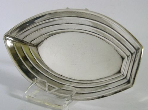 NOVELTY STERLING SILVER ROWING BOAT DISH AMERICAN C1920 WALLACE SAILING - ADDITIONAL PHOTO 2