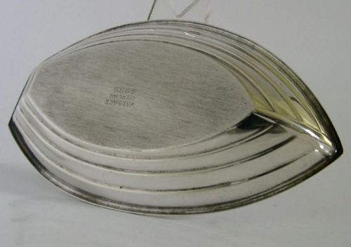 NOVELTY STERLING SILVER ROWING BOAT DISH AMERICAN C1920 WALLACE SAILING - ADDITIONAL PHOTO 6
