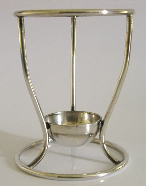 Silver Plate Hamilton Old Bottle Stand C1890 Antique Victorian