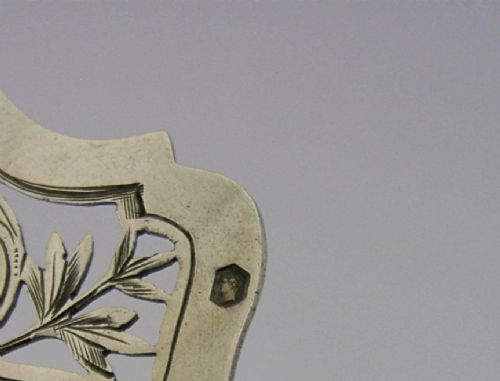 PRETTY FRENCH STERLING SILVER HORS D'OEUVRE SERVERS c1900 ANTIQUE PARIS View X